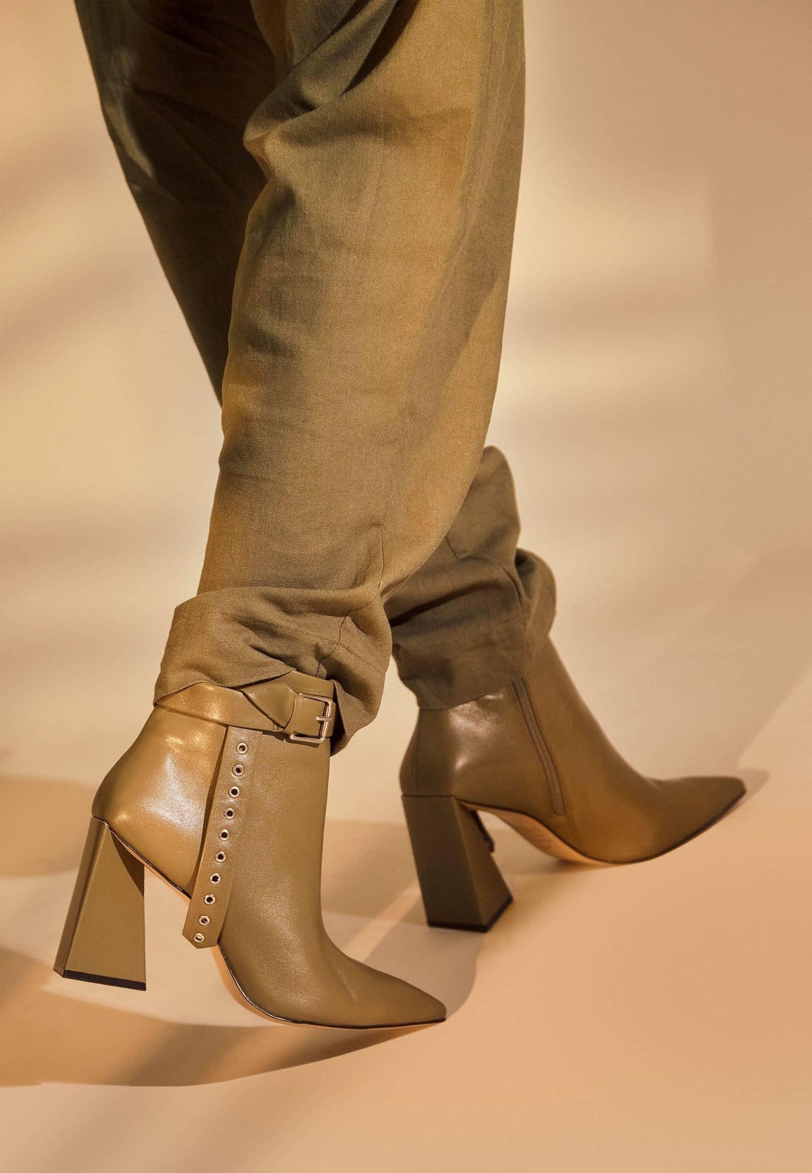Bottines à Talon Salvia Mangará - Chaussures en Cuir Stylées