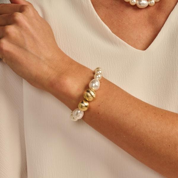 Armband - Darnir Parelmoer