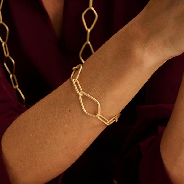 Armband - Door Goudkleurig Mat