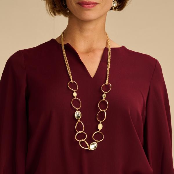 Halsketting - Gwen Multi Beige