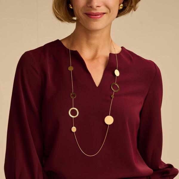 Halsketting - Gaia Goudkleurig