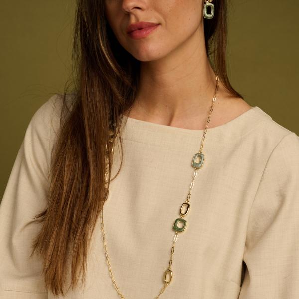 Halsketting - Frisolang Multi Blauw