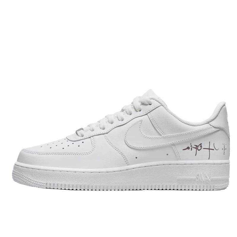 Nike - Air Force 1 Low &#39;07 Travis Scott Utopia - White/White