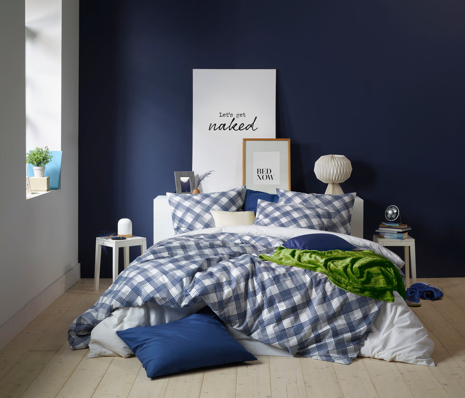 Beddengoedpakket Odil Cosmic Cobalt