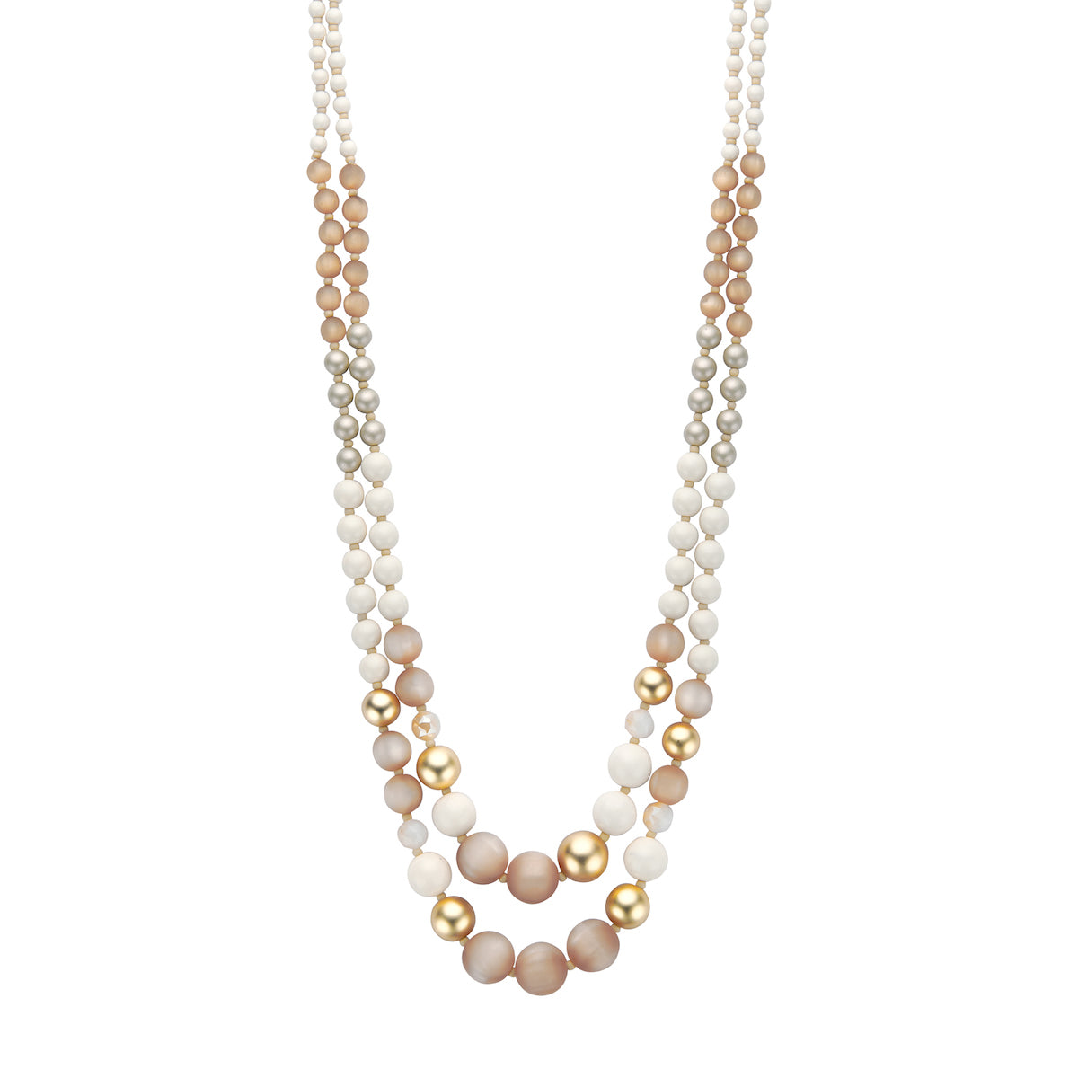 Halsketting - Pan87Lang Ecru