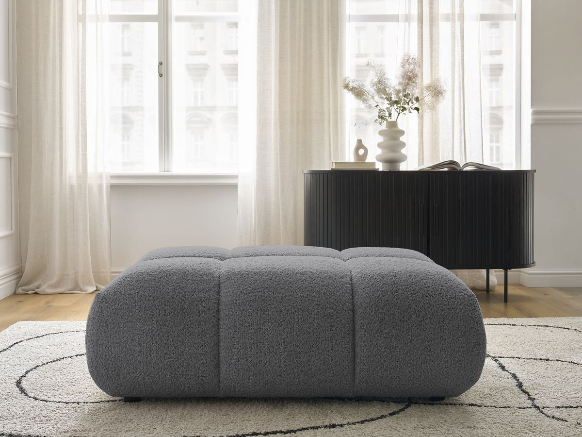 Pouf ALYA tissu bouclette