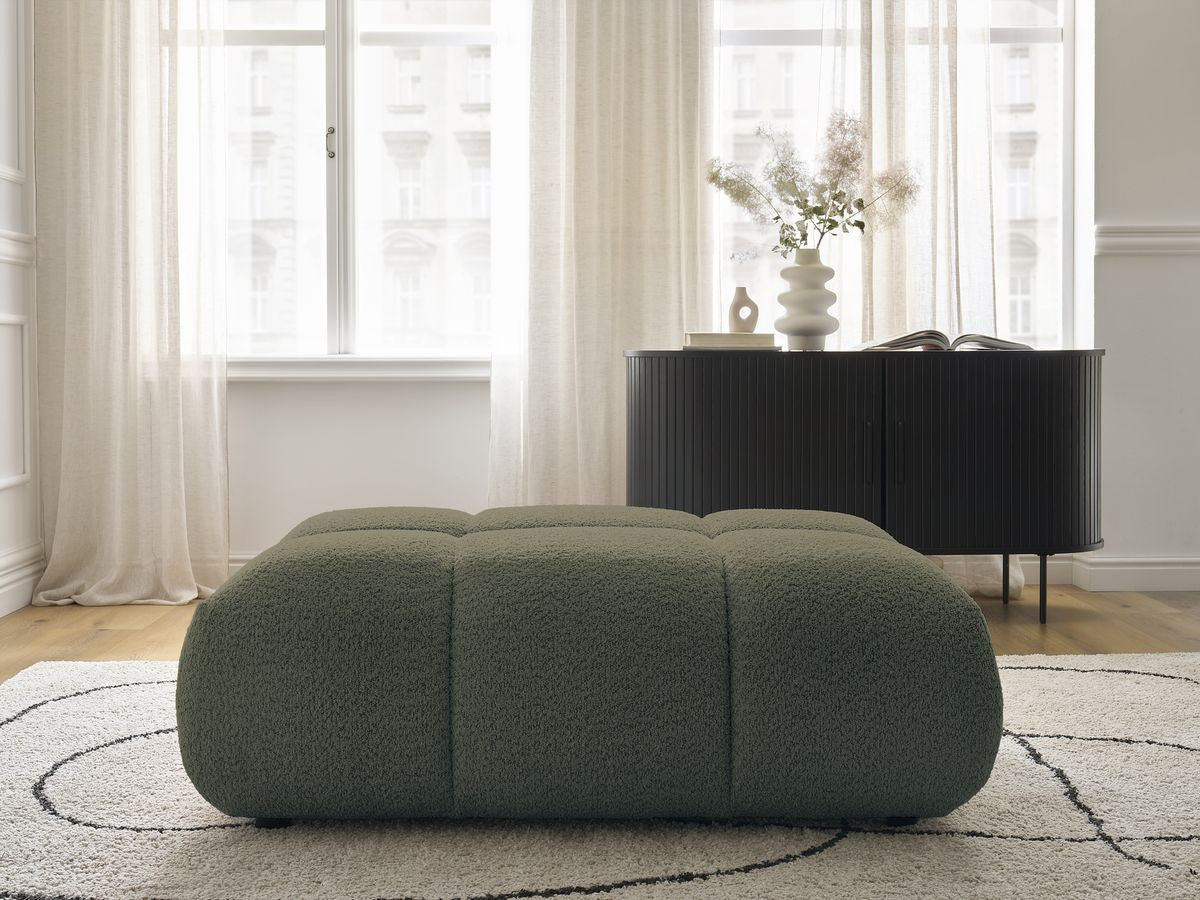 Pouf ALYA tissu bouclette