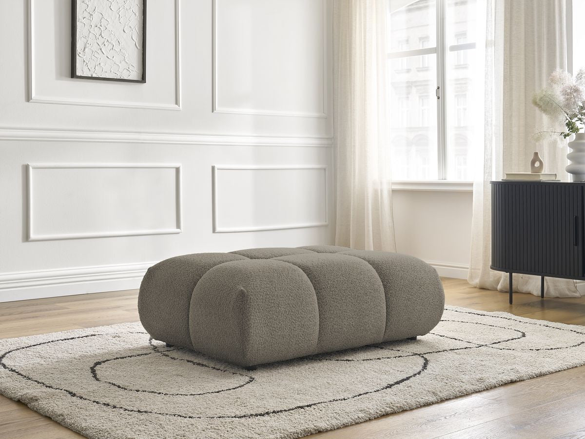 Pouf ALYA tissu bouclette
