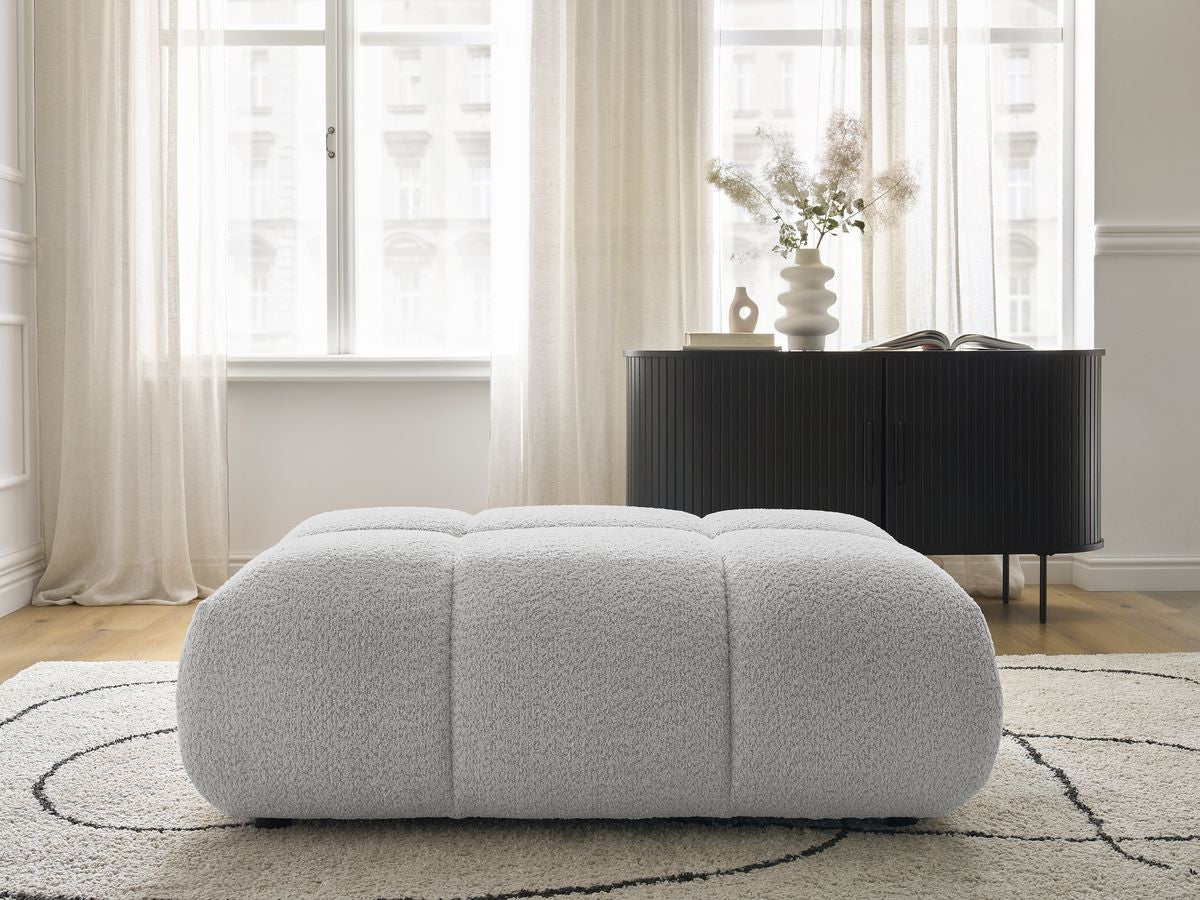 Pouf ALYA tissu bouclette