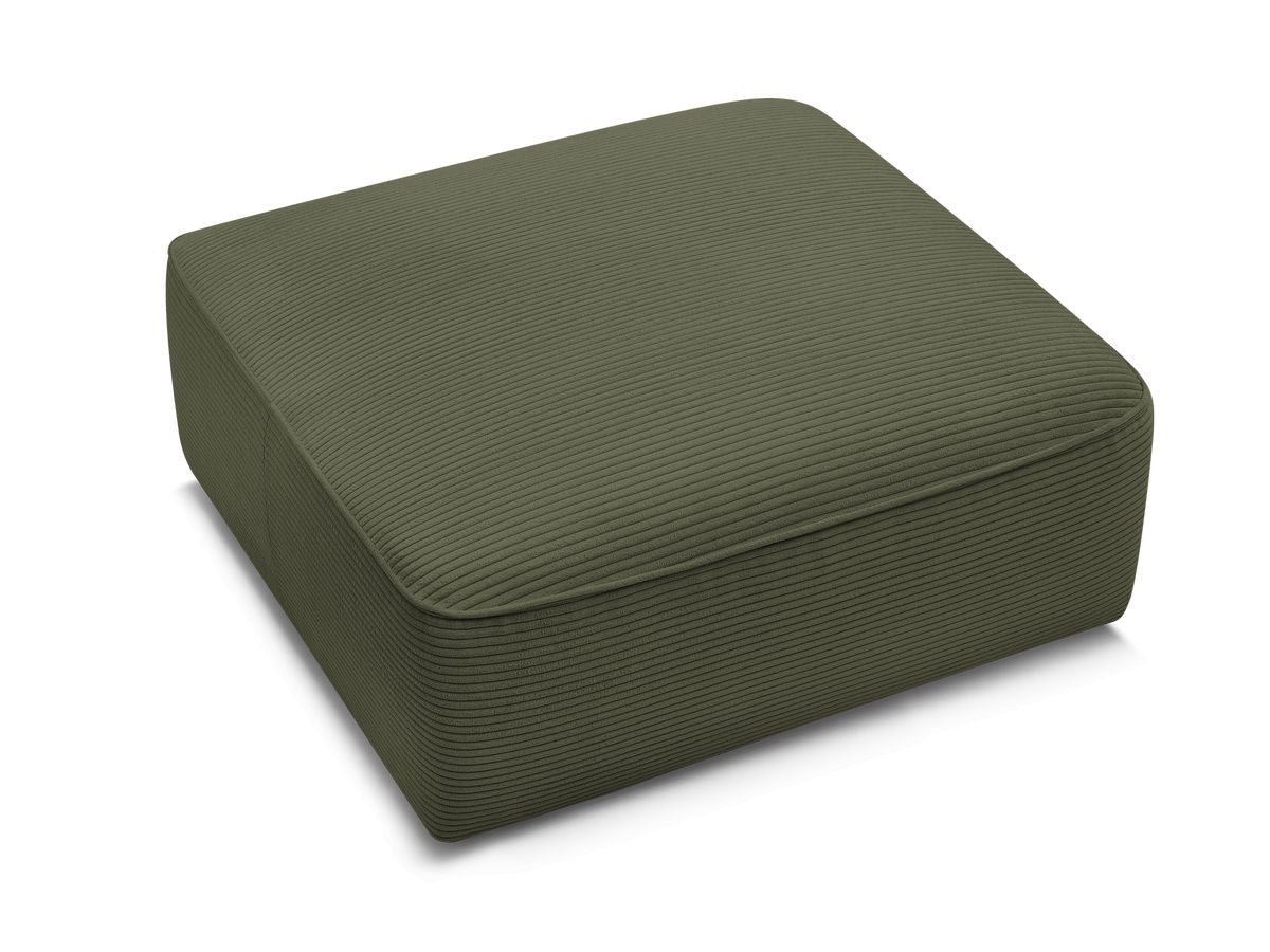 Pouf LEOPOLD velours côtelé