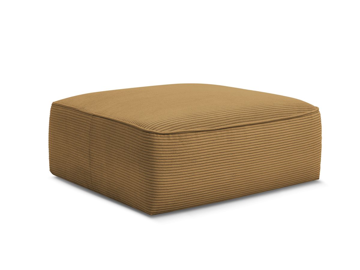 Pouf LEOPOLD velours côtelé