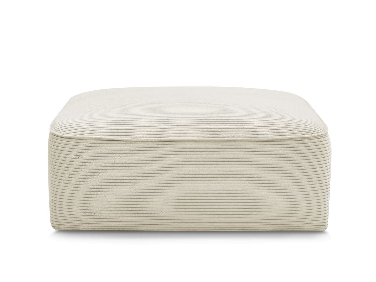 Pouf LEOPOLD velours côtelé