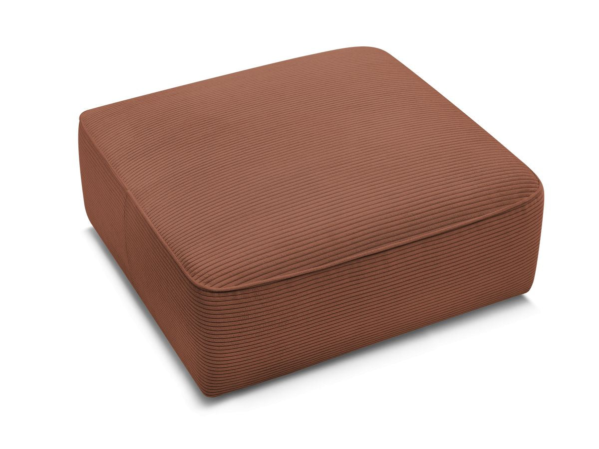 Pouf LEOPOLD velours côtelé