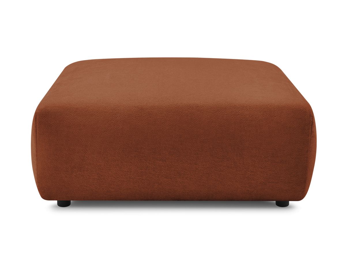 Pouf LUCIEN tissu lisse