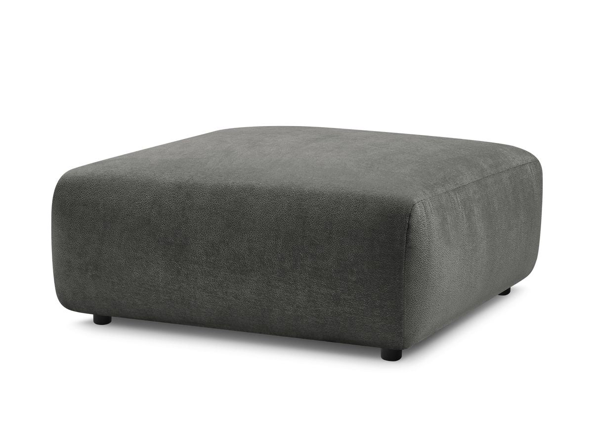 Pouf LUCIEN tissu lisse
