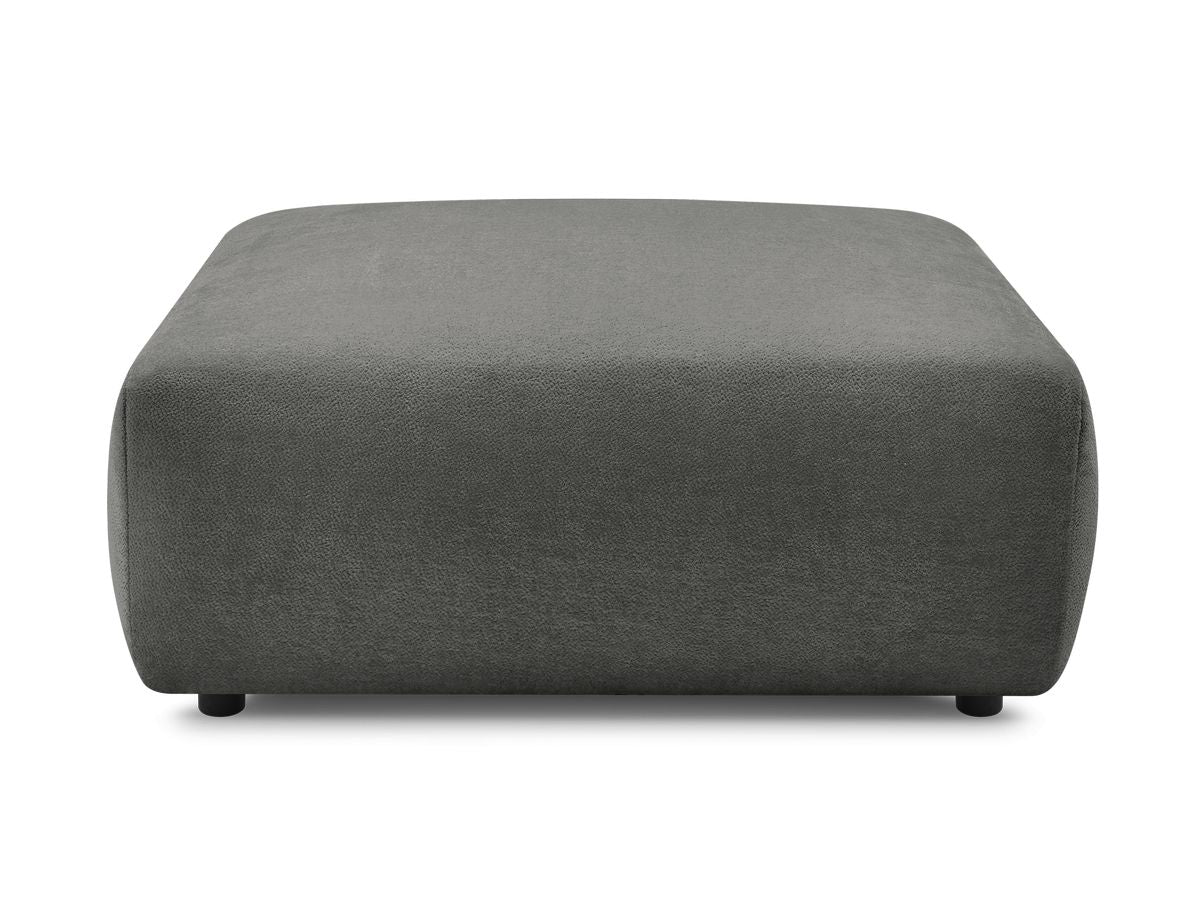 Pouf LUCIEN tissu lisse