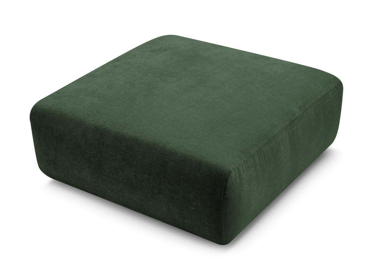 Pouf LUCIEN tissu lisse