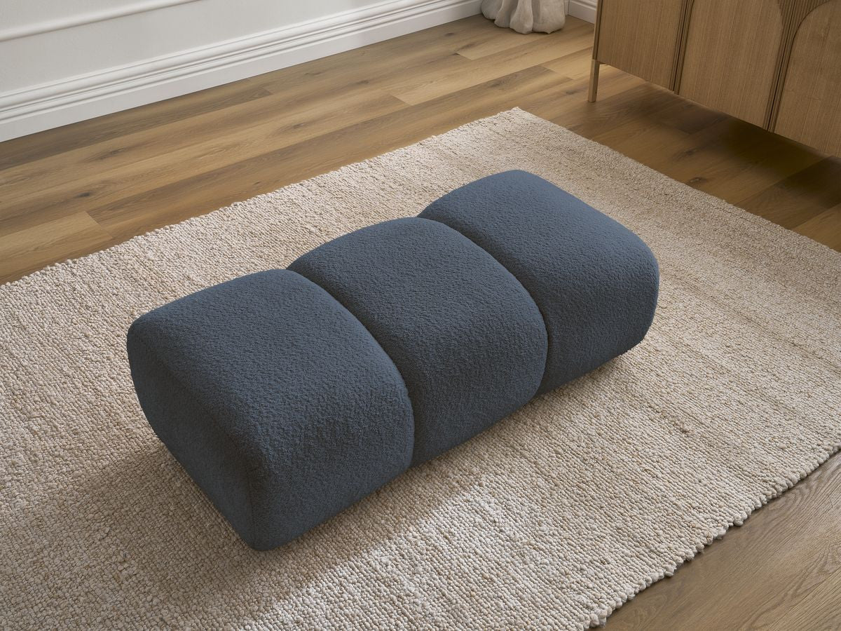 Pouf PAMIRA tissu bouclette