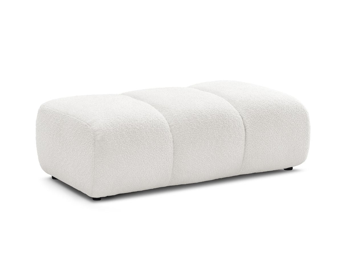 Pouf PAMIRA tissu bouclette