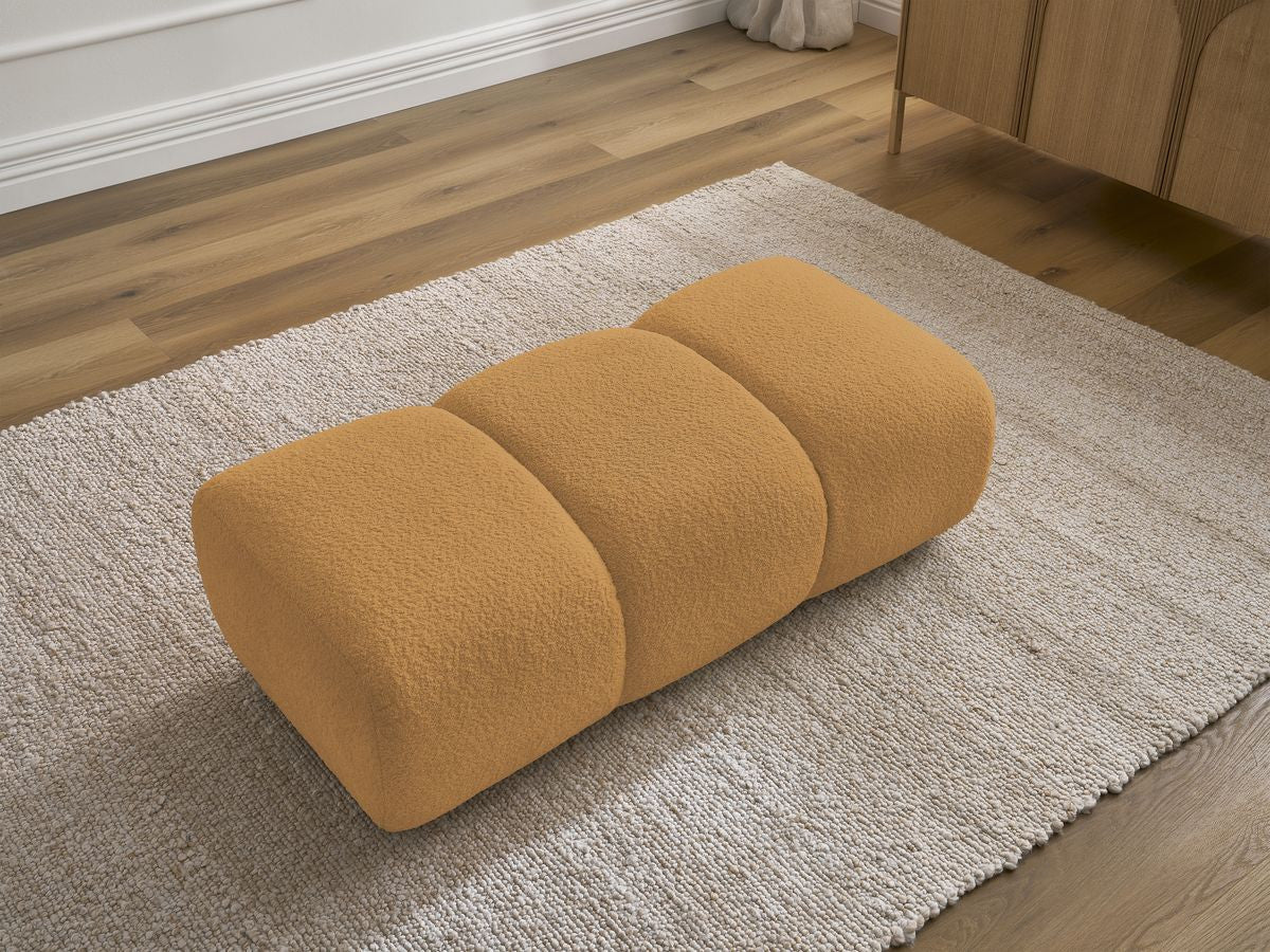 Pouf PAMIRA tissu bouclette