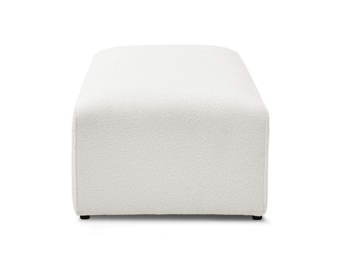 Pouf pour canapé modulable MEGEVE tissu bouclette