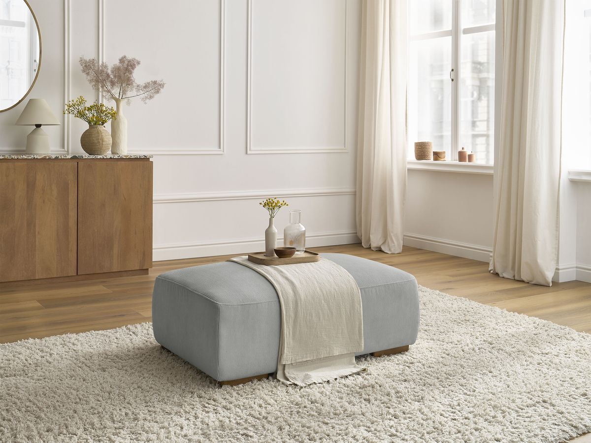 Pouf SIDONIE velours côtelé