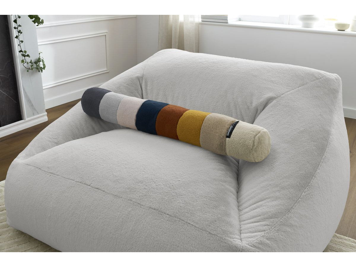 Pouf ultra moelleux LILIBET tissu imitation fourrure