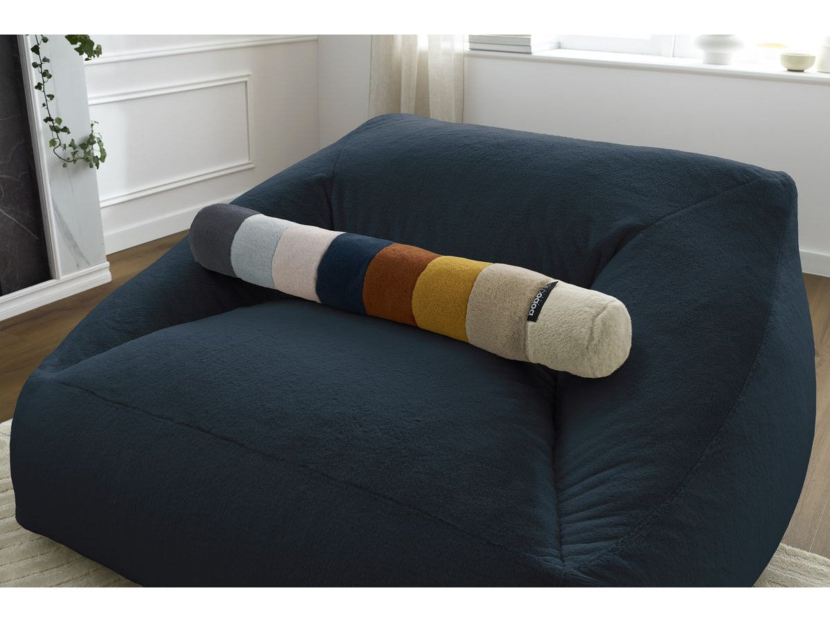 Pouf ultra moelleux LILIBET tissu imitation fourrure