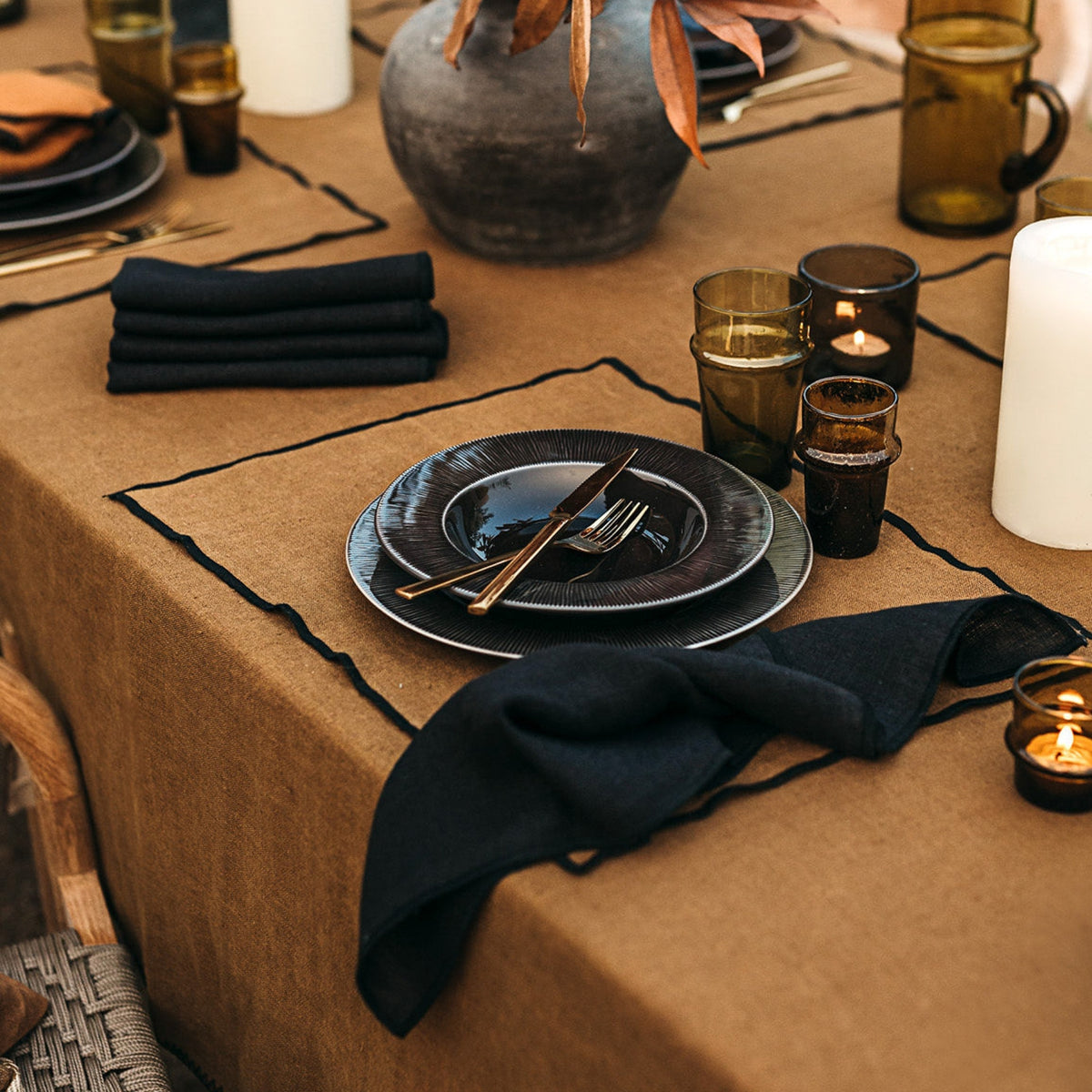 Serviette De Table Luri - Daim