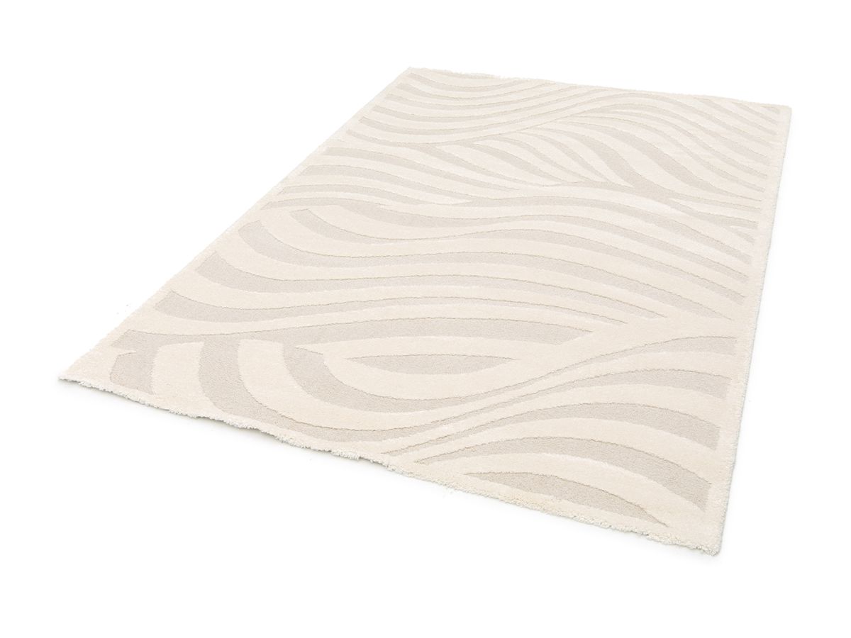 Kortharig tapijt AVALON abstract patroon - Beige