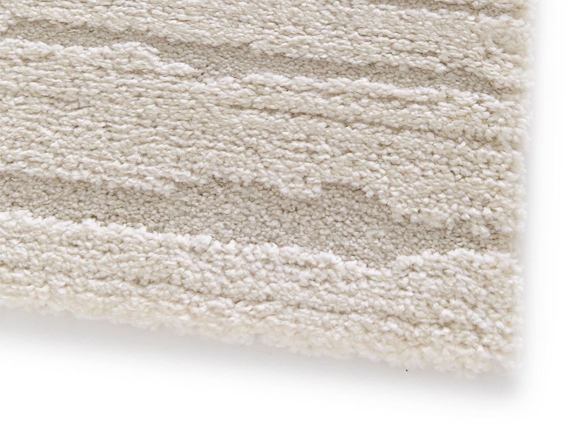 Kortharig tapijt LORIS abstract patroon - Beige
