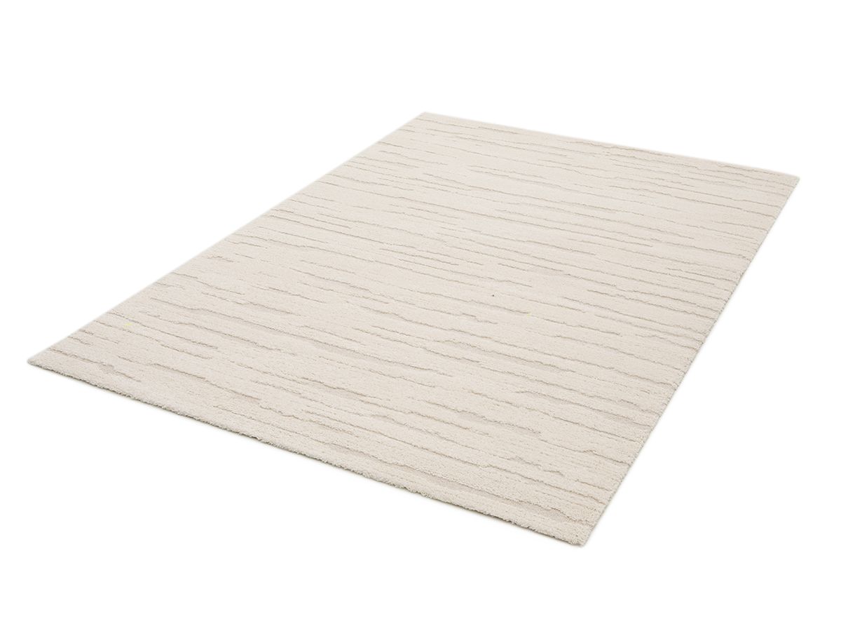 Kortharig tapijt LORIS abstract patroon - Beige