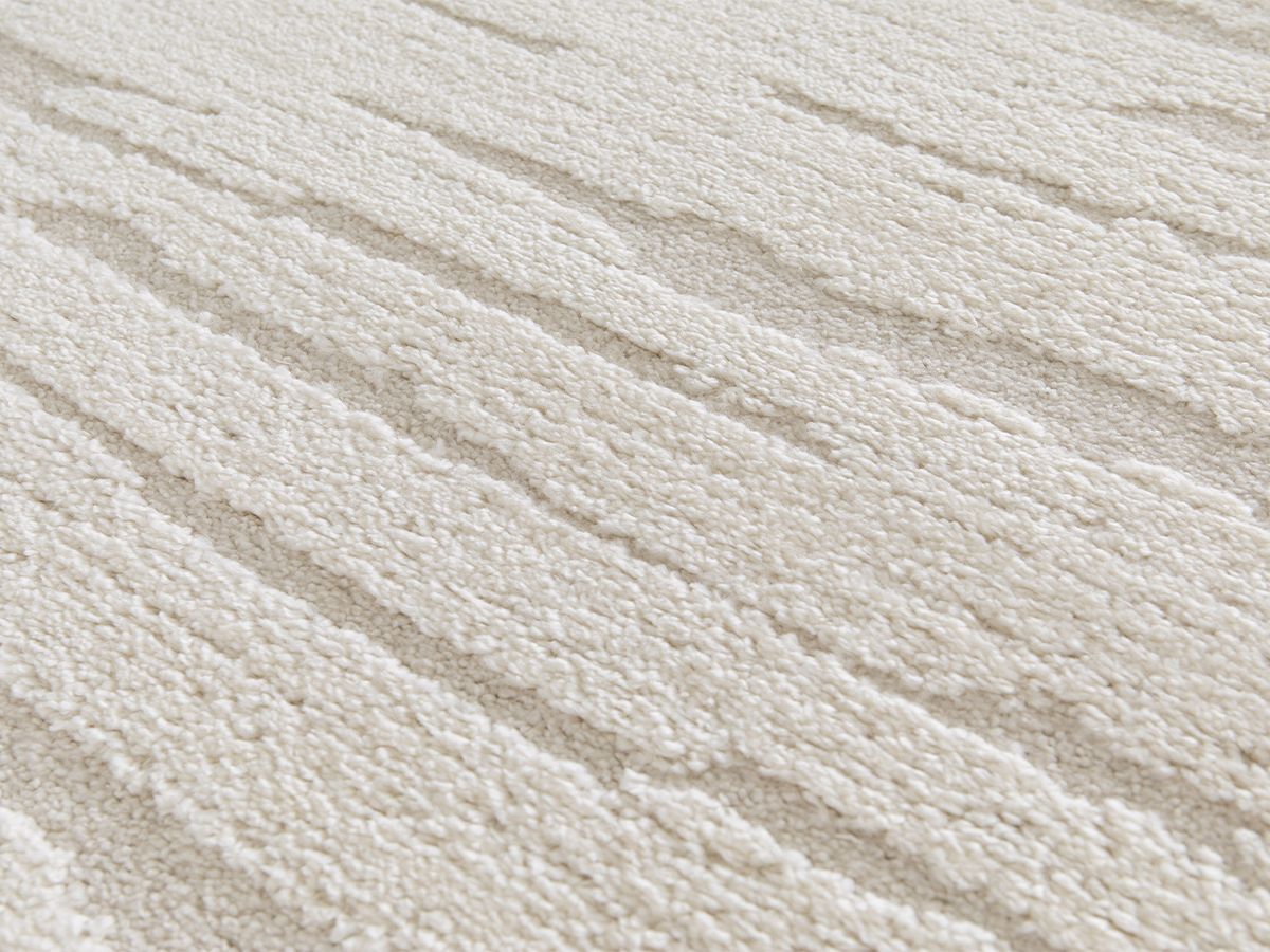 Kortharig tapijt LORIS abstract patroon - Beige