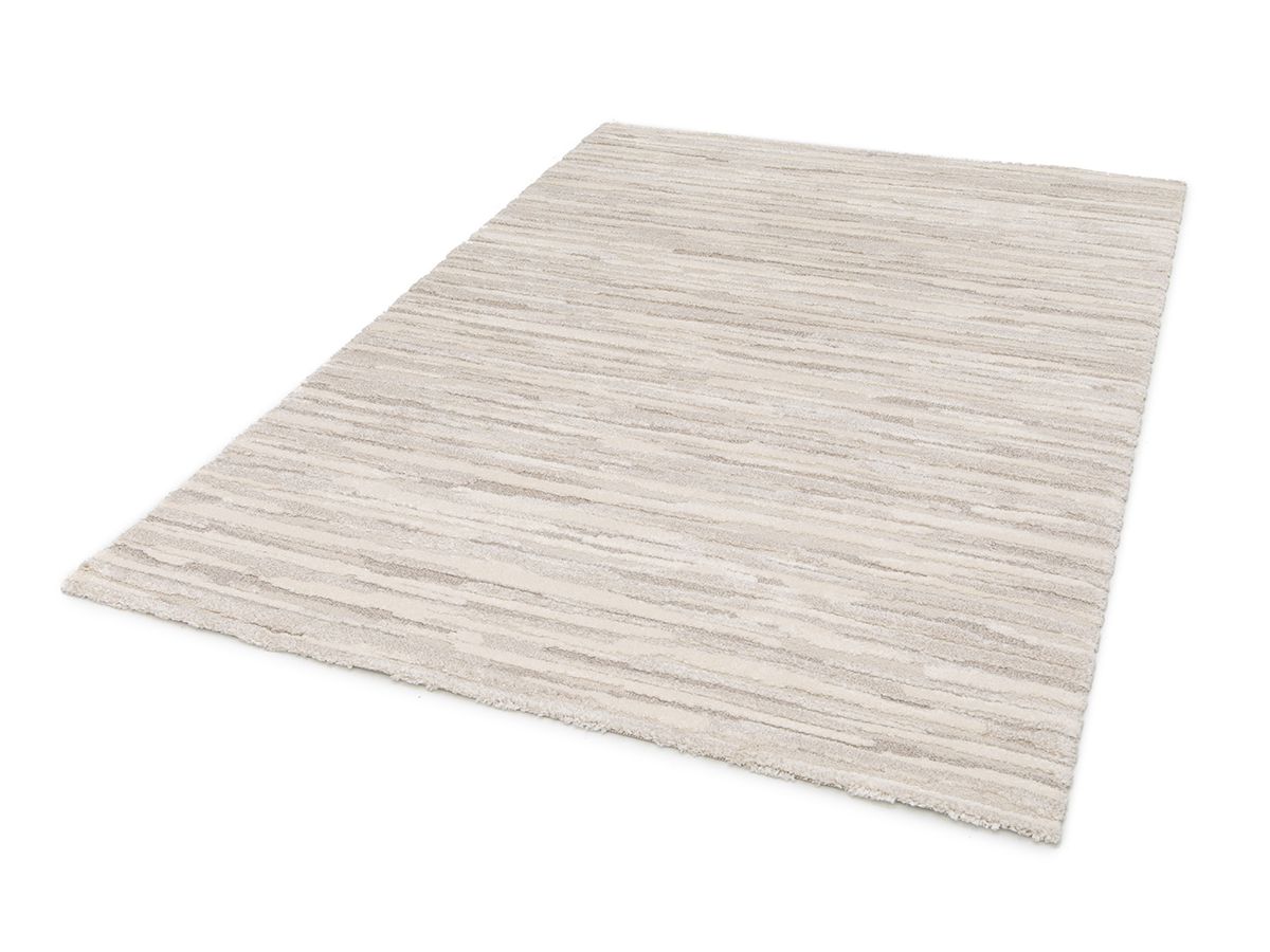 Kortharig tapijt RYKEN abstract patroon - Beige