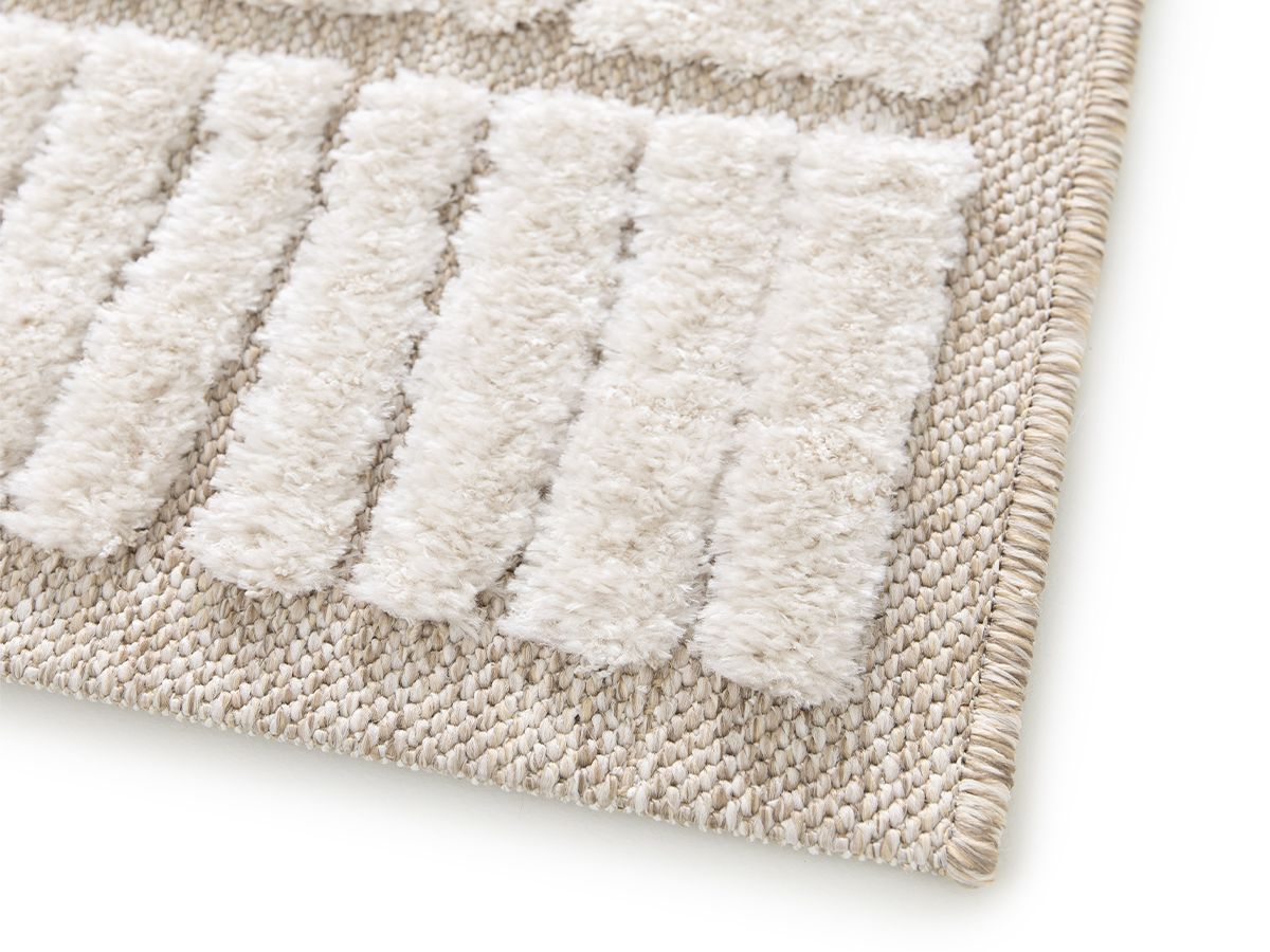 Kortpolig tapijt AGOSTO abstract patroon - Beige
