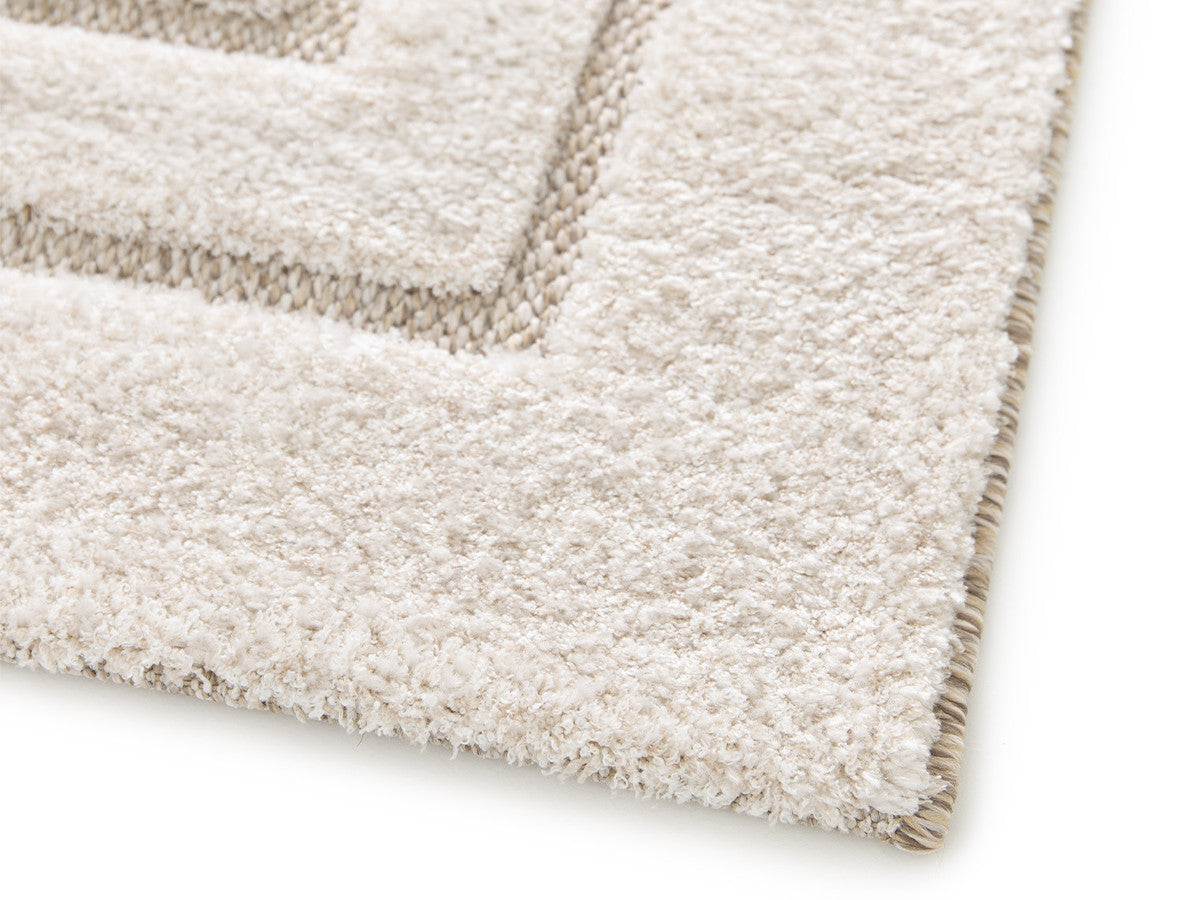 Laagpolig tapijt ALEXANDRIA abstract patroon - Beige