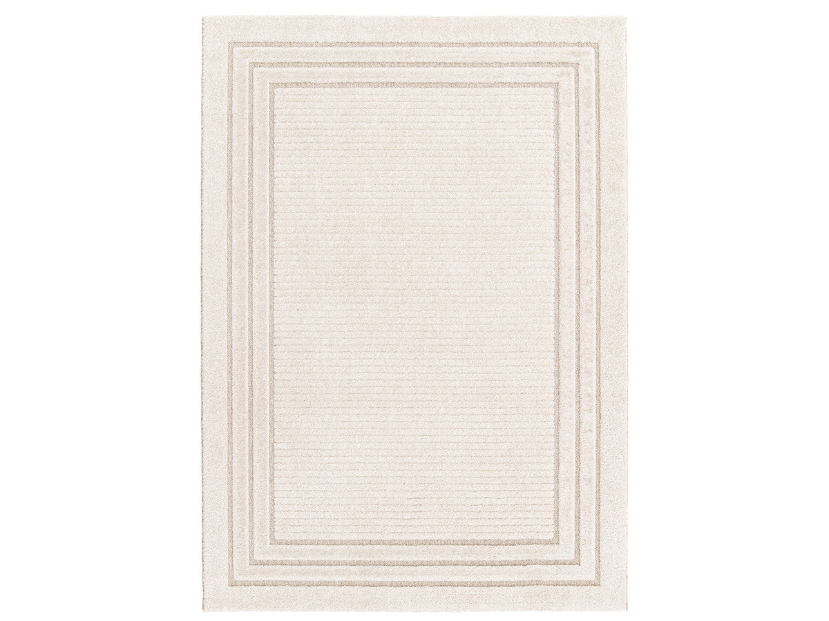 Laagpolig tapijt ALEXANDRIA abstract patroon - Beige