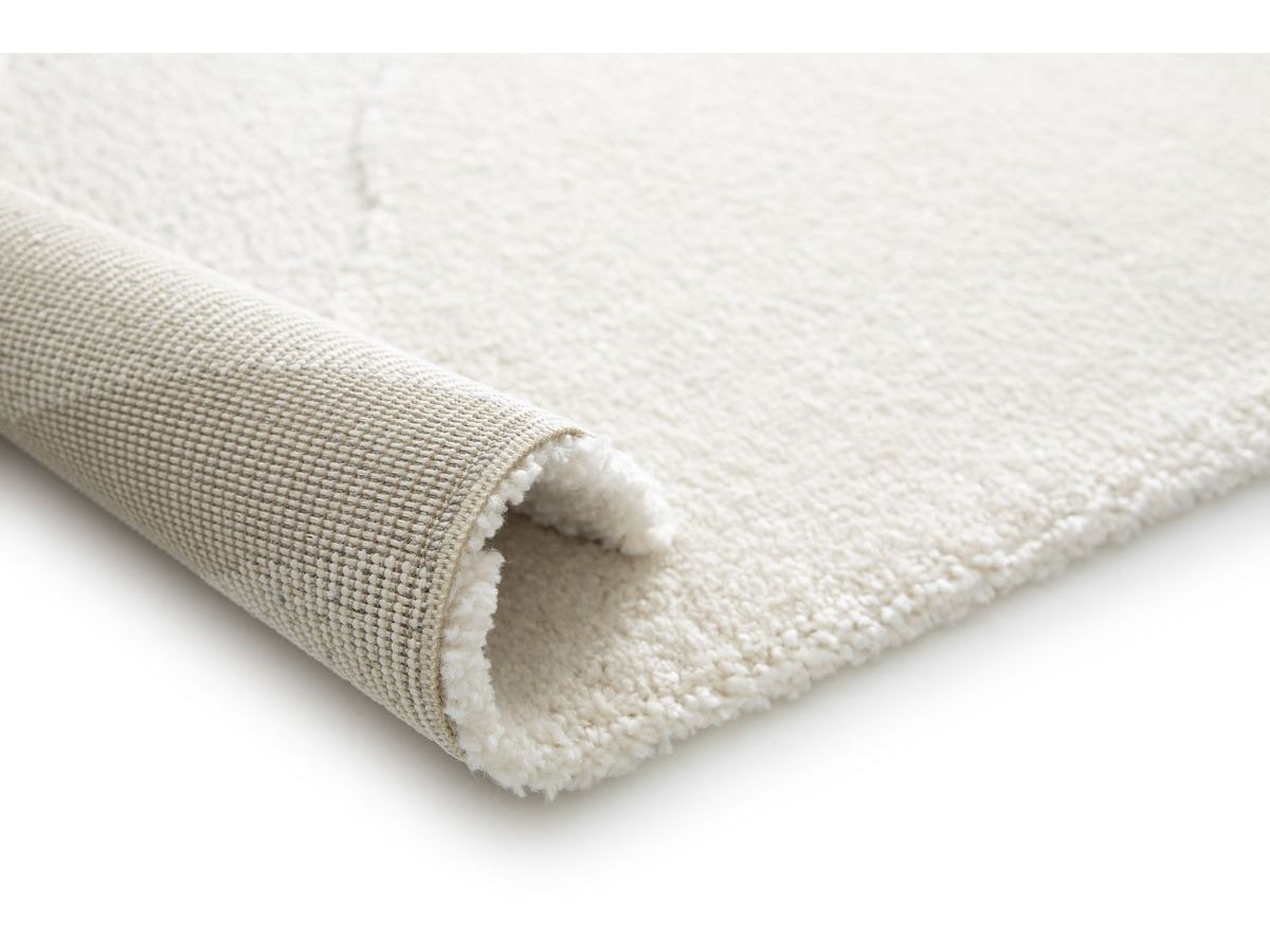 Kortharig tapijt COLAS abstract patroon - Beige