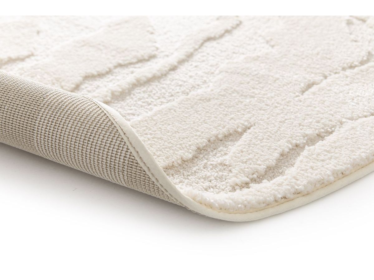 Kortharig tapijt ORIAN abstract patroon - Beige