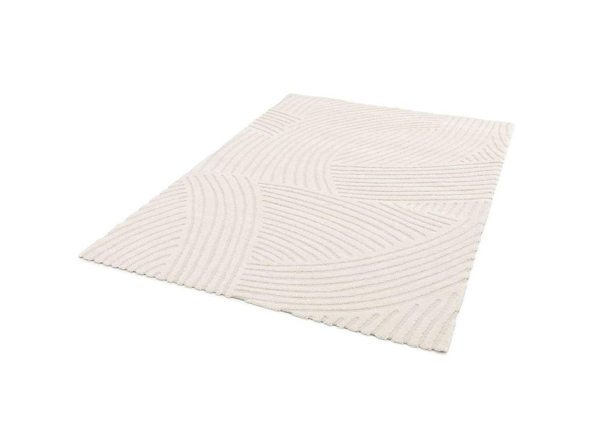 Kortharig tapijt STAN abstract patroon - Beige
