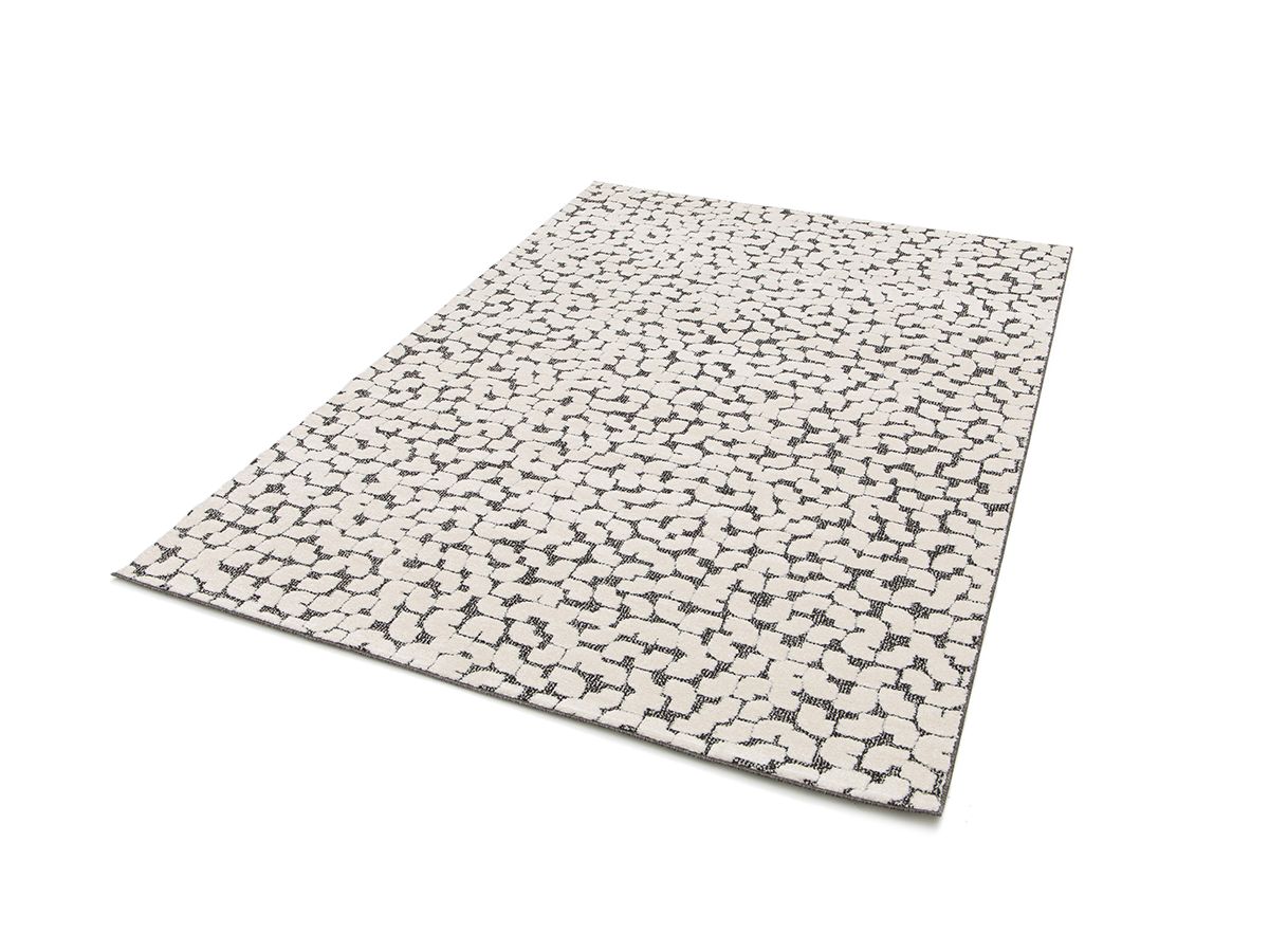 Kortpolig tapijt CALYRA abstract patroon - Beige