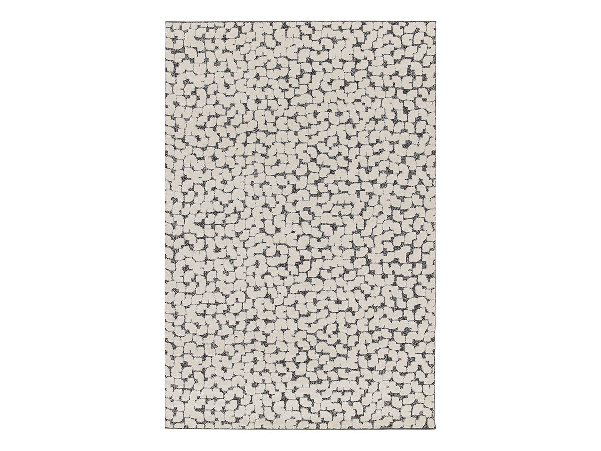 Kortpolig tapijt CALYRA abstract patroon - Beige