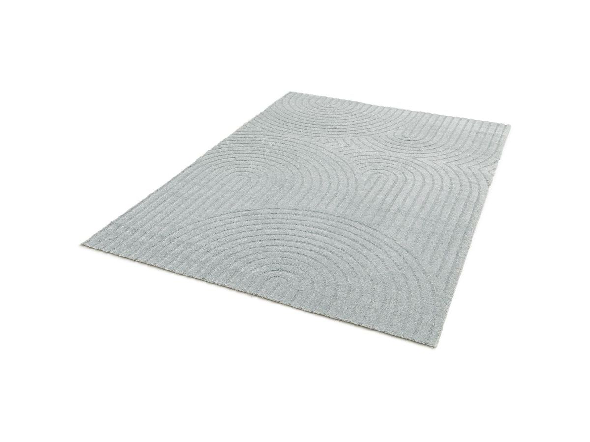 Laagpolig tapijt HERVE abstract patroon - Blauw