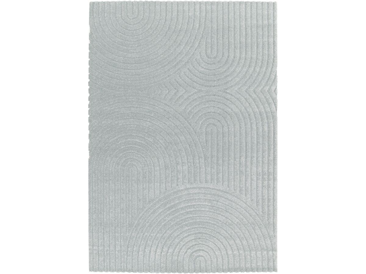 Laagpolig tapijt HERVE abstract patroon - Blauw
