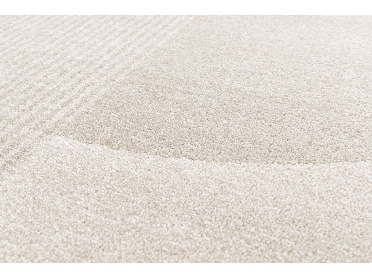 Kortharig tapijt IRENA abstract motief - Beige