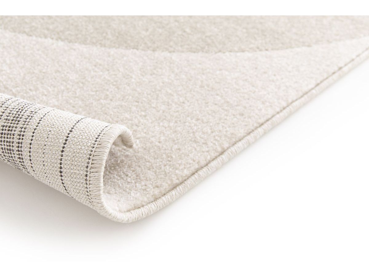 Kortharig tapijt IRENA abstract motief - Beige