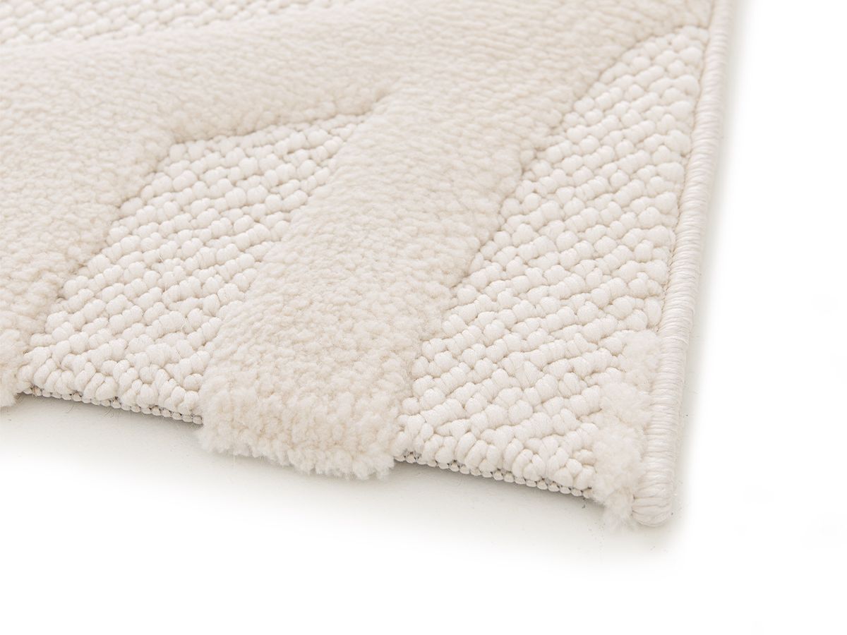 Laagpolig tapijt JOSIE abstract patroon - Beige