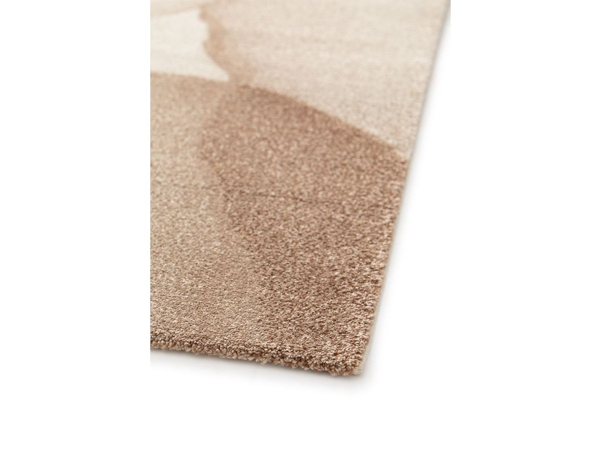 Kortharig tapijt LIVIO abstract patroon - Bruin
