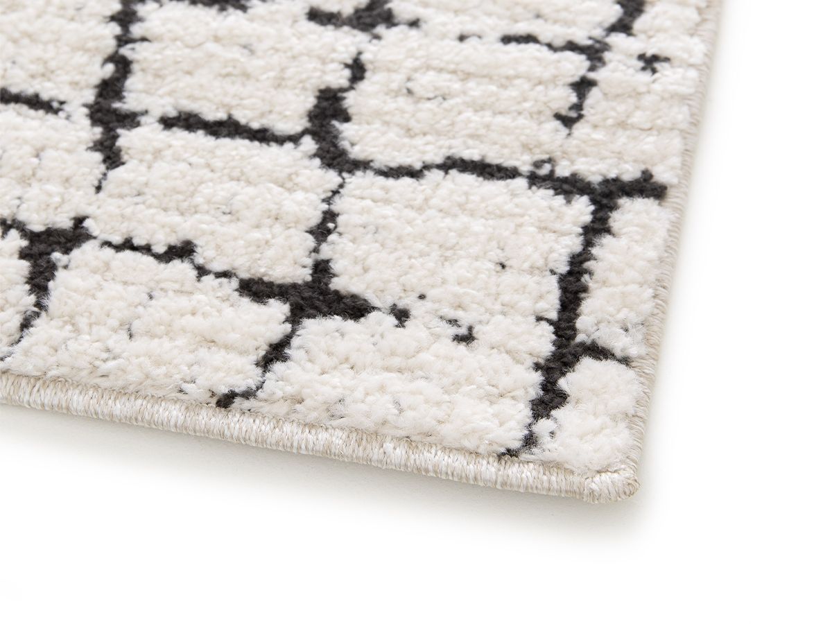 Kortharig tapijt NEBULIA abstract patroon - Beige