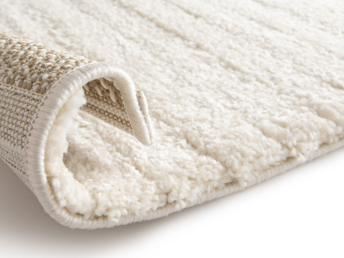 Kortharig tapijt NUBIO grafisch motief - Beige